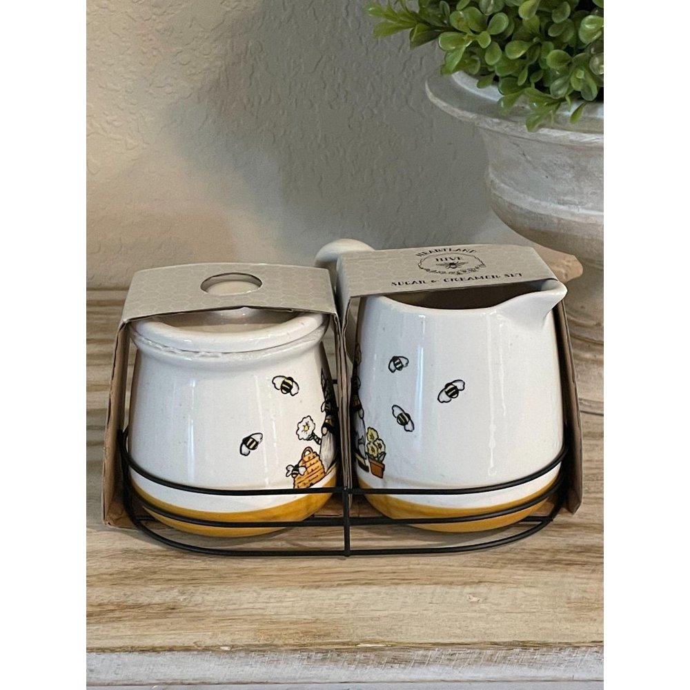 *NEW With TAGS* Heartland Hive Sugar & Creamer Set